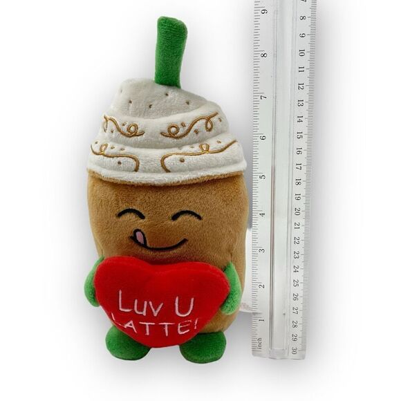 Luv U Latte 2021 Russ Plush Valentine Collection Snackeez Stuffed Plush Toy - Picture 8 of 9